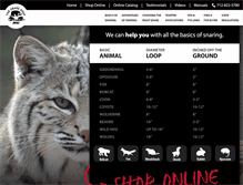 Tablet Screenshot of info.snareshop.com